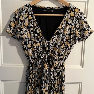 Floral high low dress